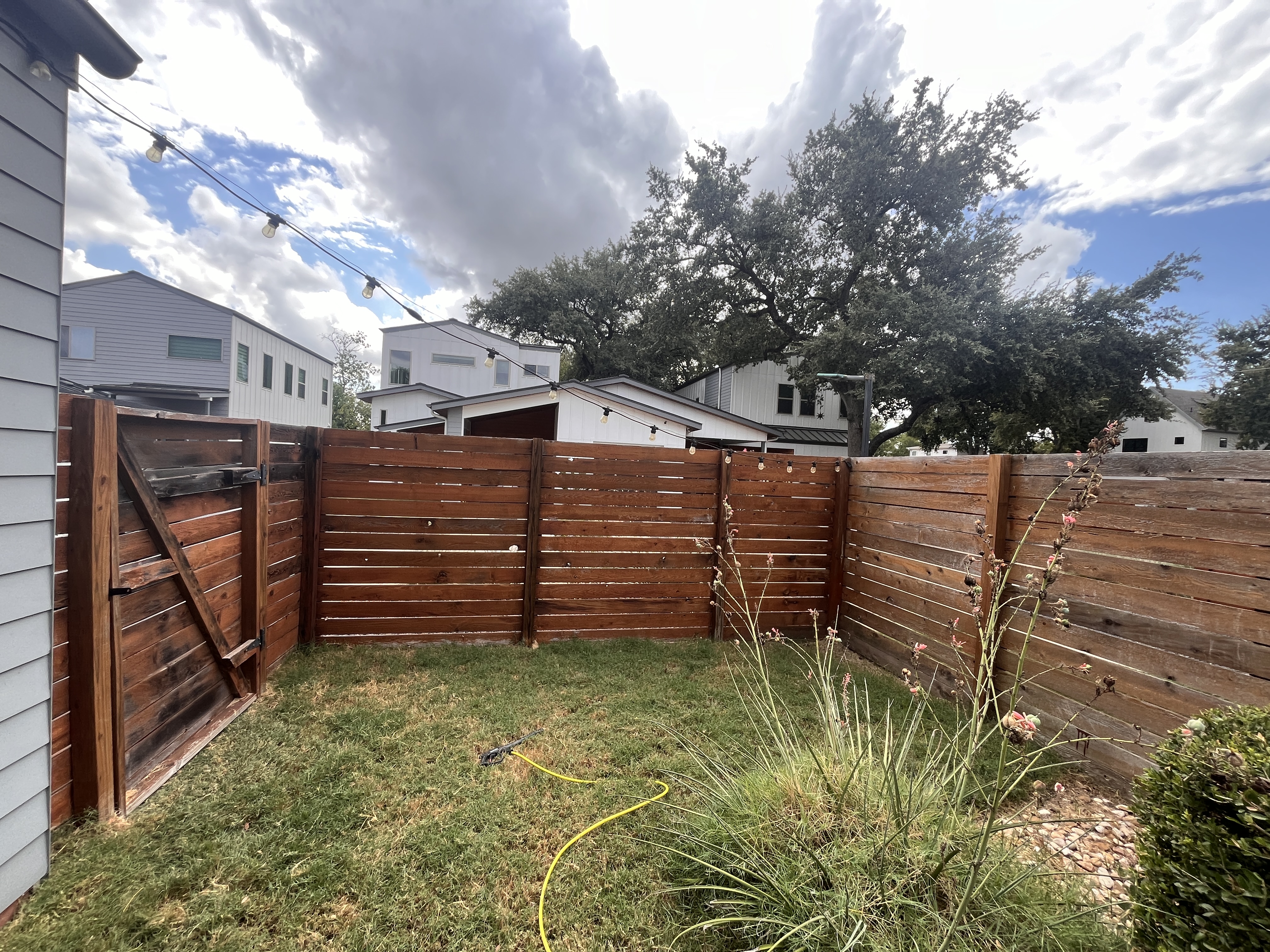 Complete fence and gate installation in Austin, Texas - Matching fence and gate systems